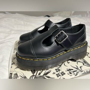 Doc Marten Mary Jane’s, Matte Black, US Size 5